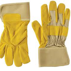 Gloves:Ylw Canvas,Lther Palm2X 